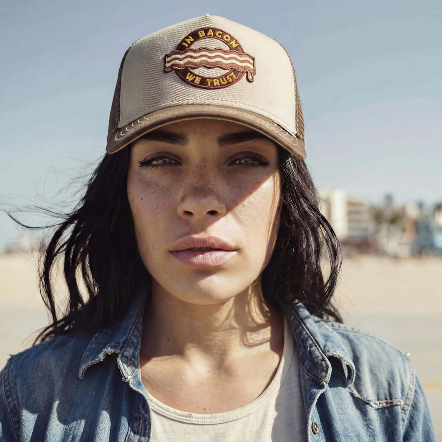khaki (female-model Hazel Bourne)
