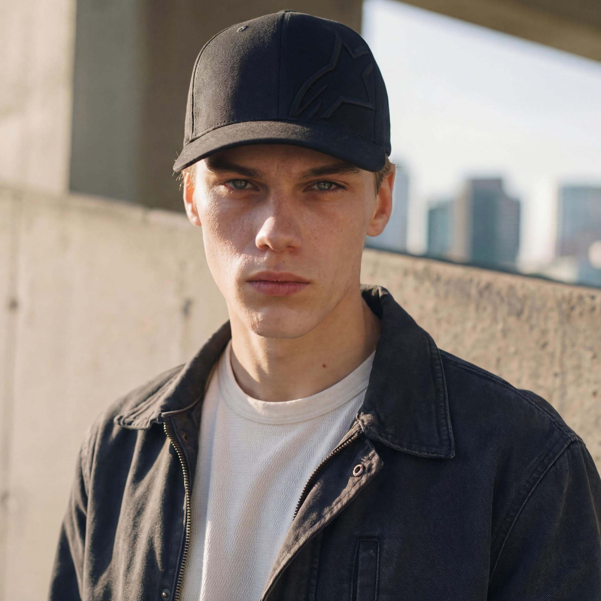 schwarz-schwarz (male-model Pete Delorette)