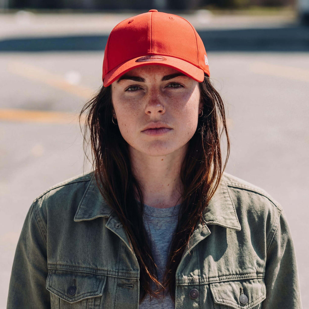 orange (female model Natalie Polino)