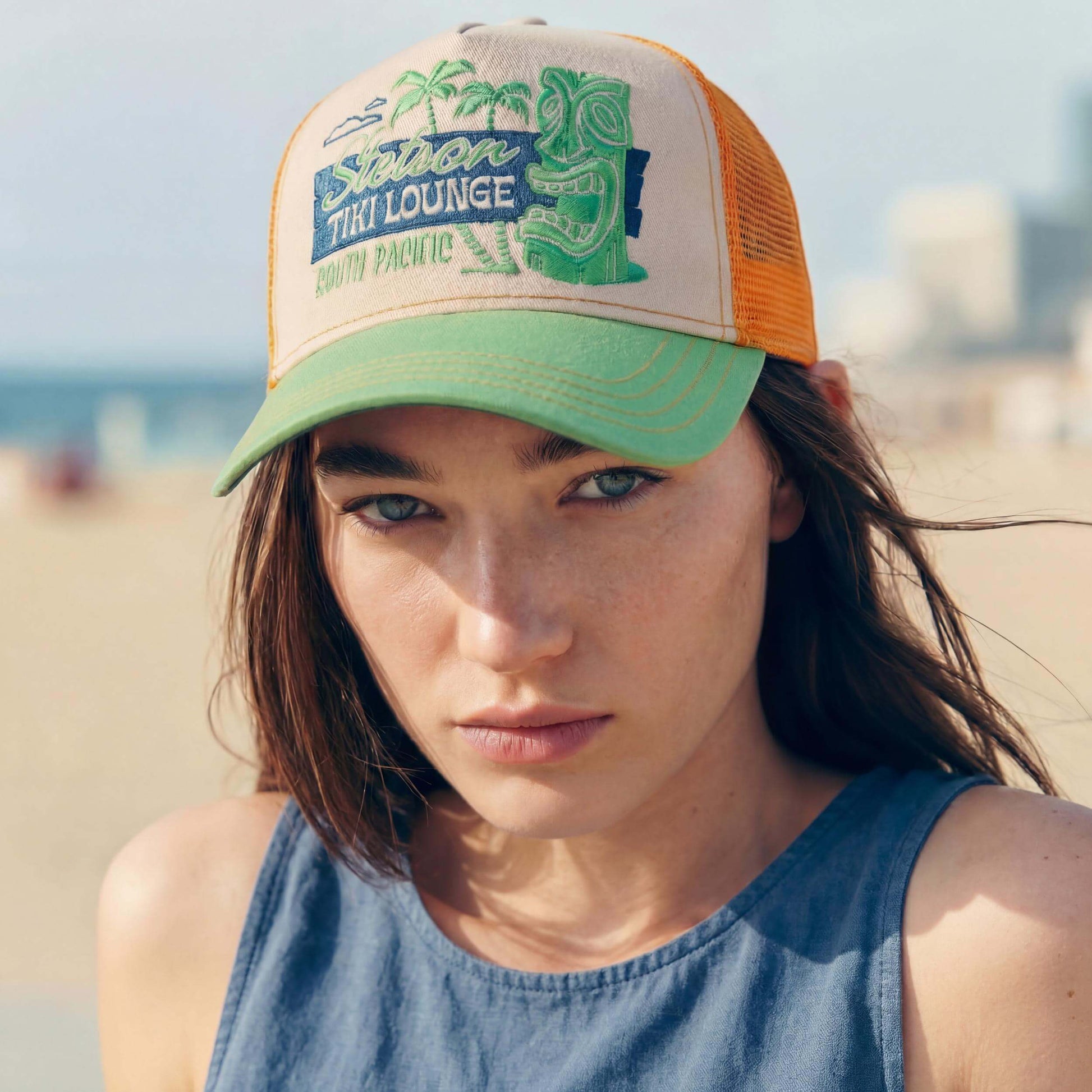 orange (female-model Hazel Bourne)