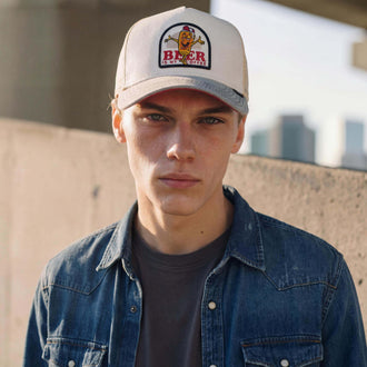 grijs (mannelijk model Mike Anderson)