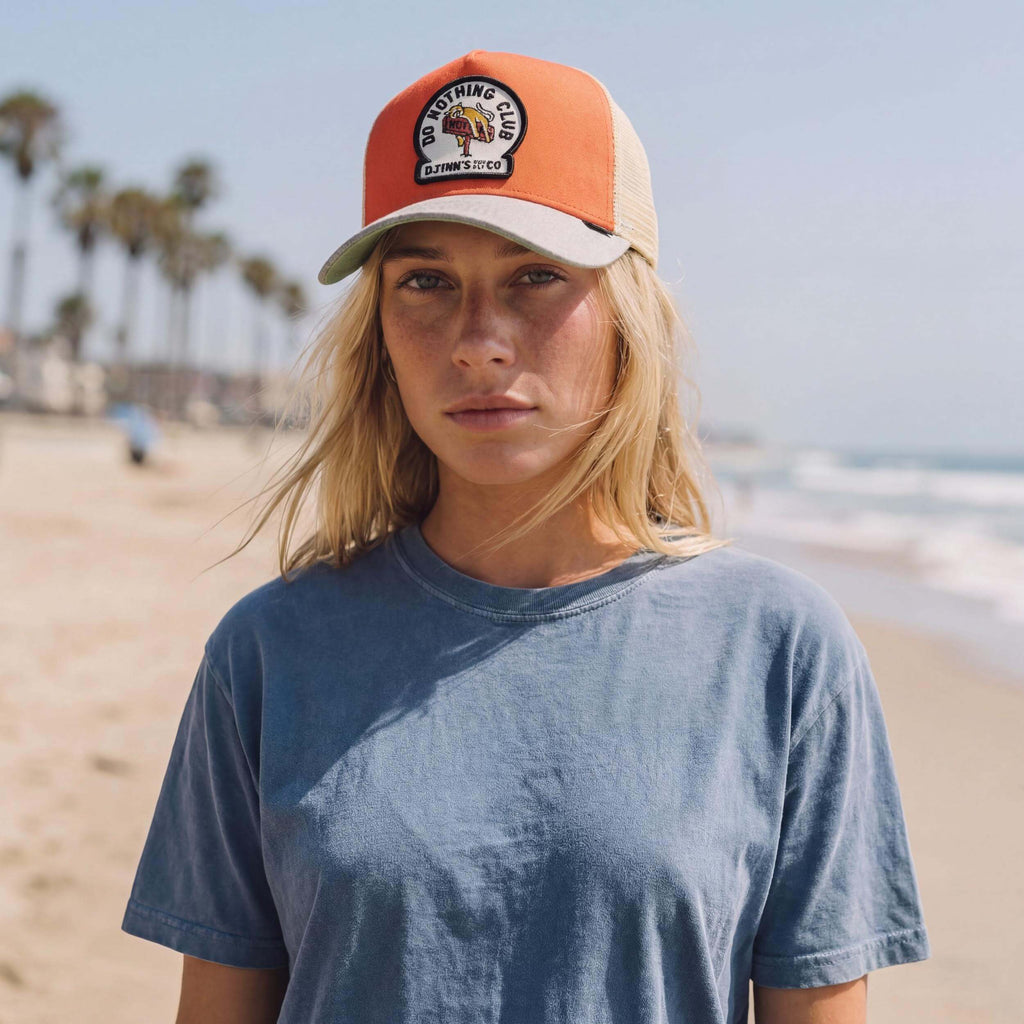 orange (modèle féminin Sandra Smith)