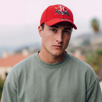 red (male model Pete Delorette)