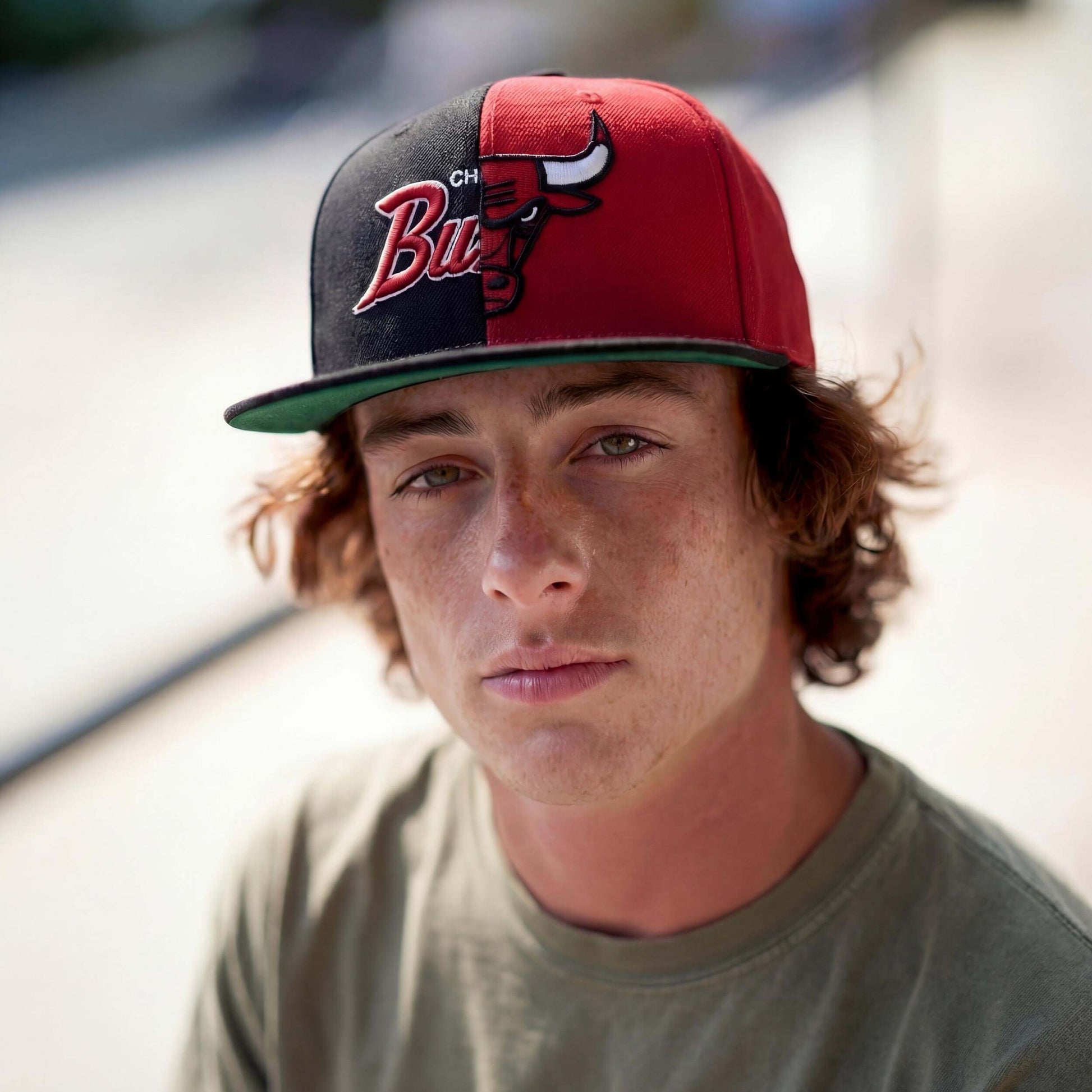 schwarz-rot (male-model Luke Fermer)