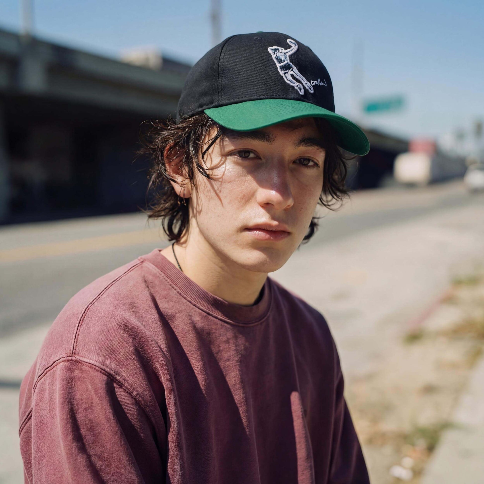 schwarz-grün (male-model Oswald Bloom)