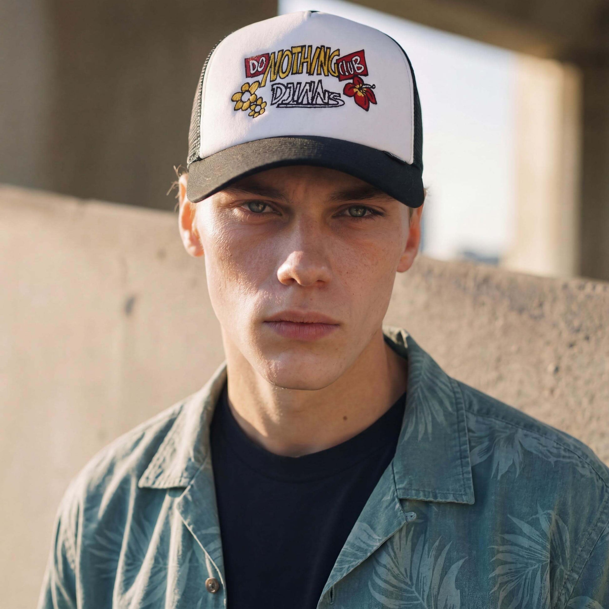 weiß-schwarz (male-model James Lavender)