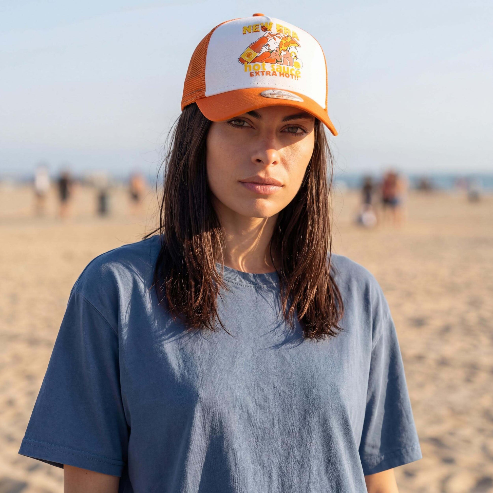 orange (female-model Sandra Smith)