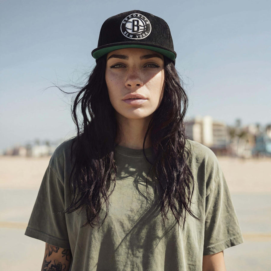 black (female model Bec Rabanne)