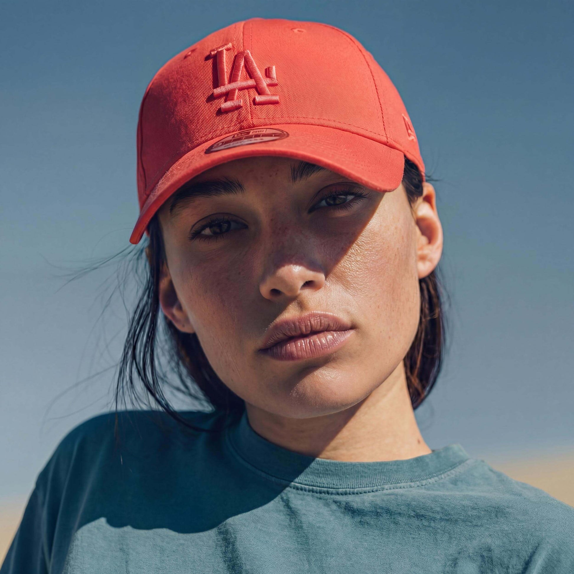 orange (female-model Zara Slater)