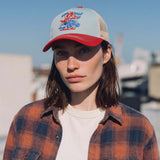 bleu-rouge (modèle féminin Monique Iverson)