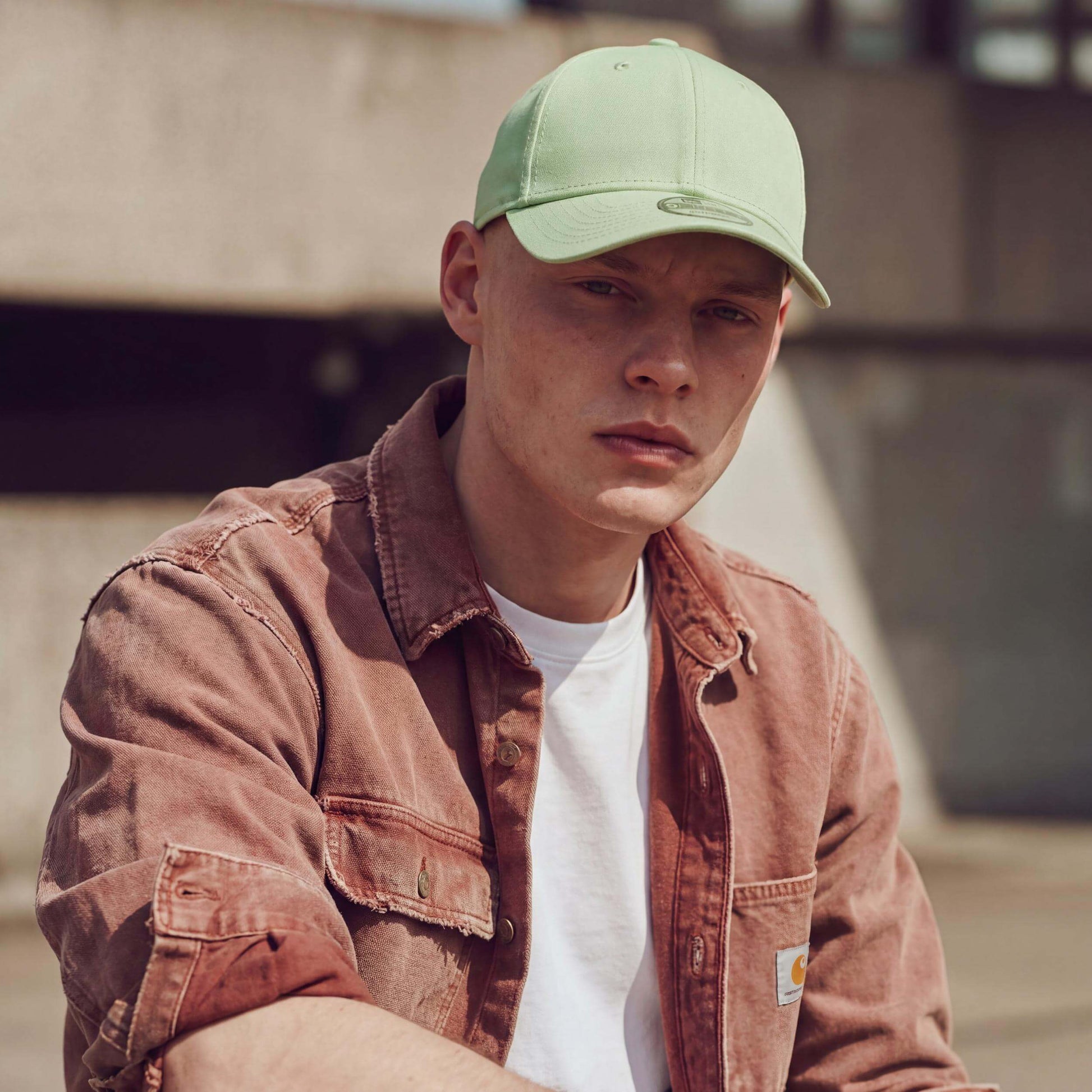 light green (male model Pete Delorette)