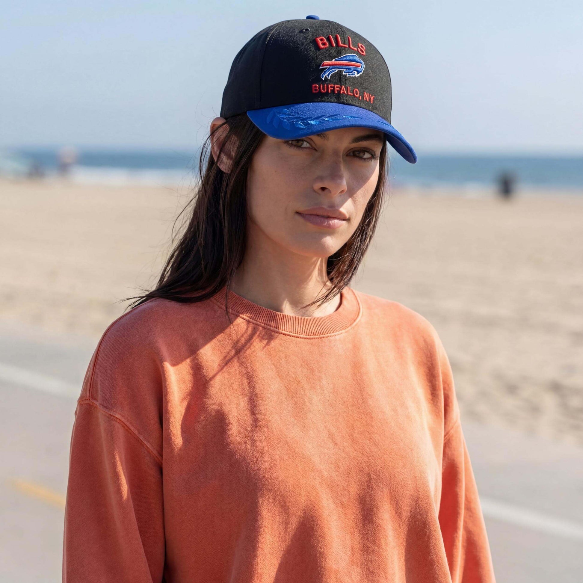 schwarz-blau (female-model Sandra Smith)