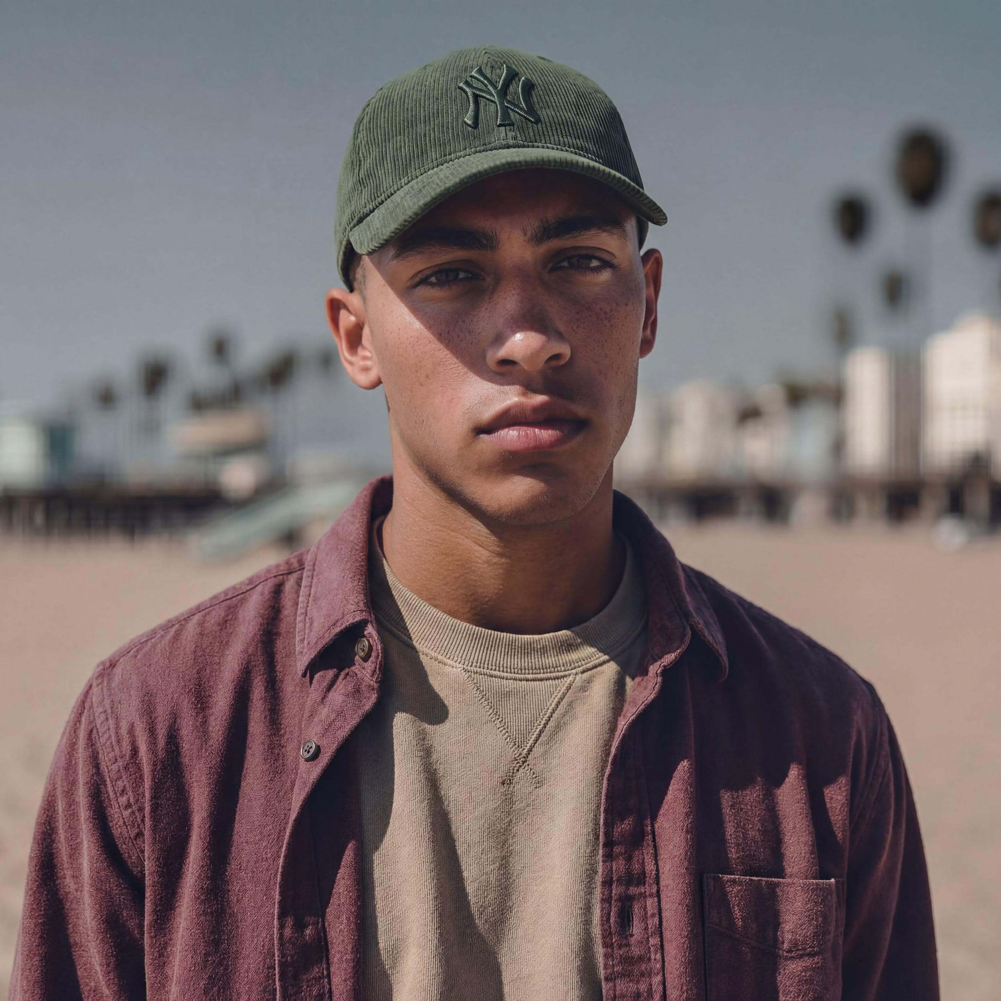 dark green (male model Luke Fermer)