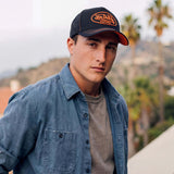 schwarz-orange (male-model Serge Alvarez)