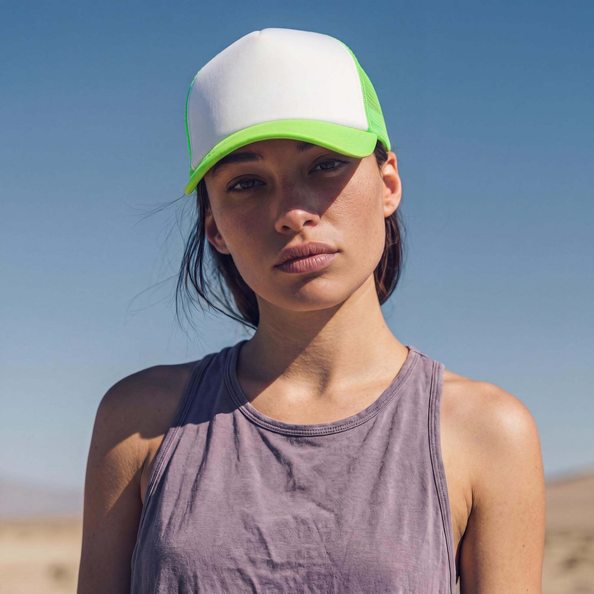 neongrün (female-model Zara Slater)