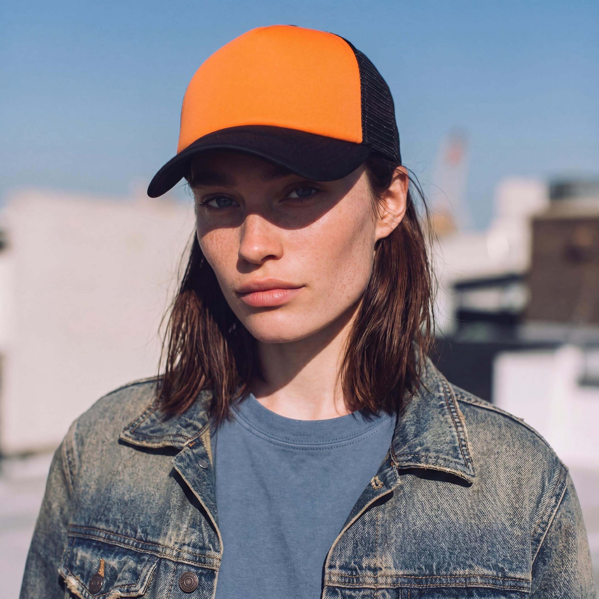 orange (female-model Natalie Polino)