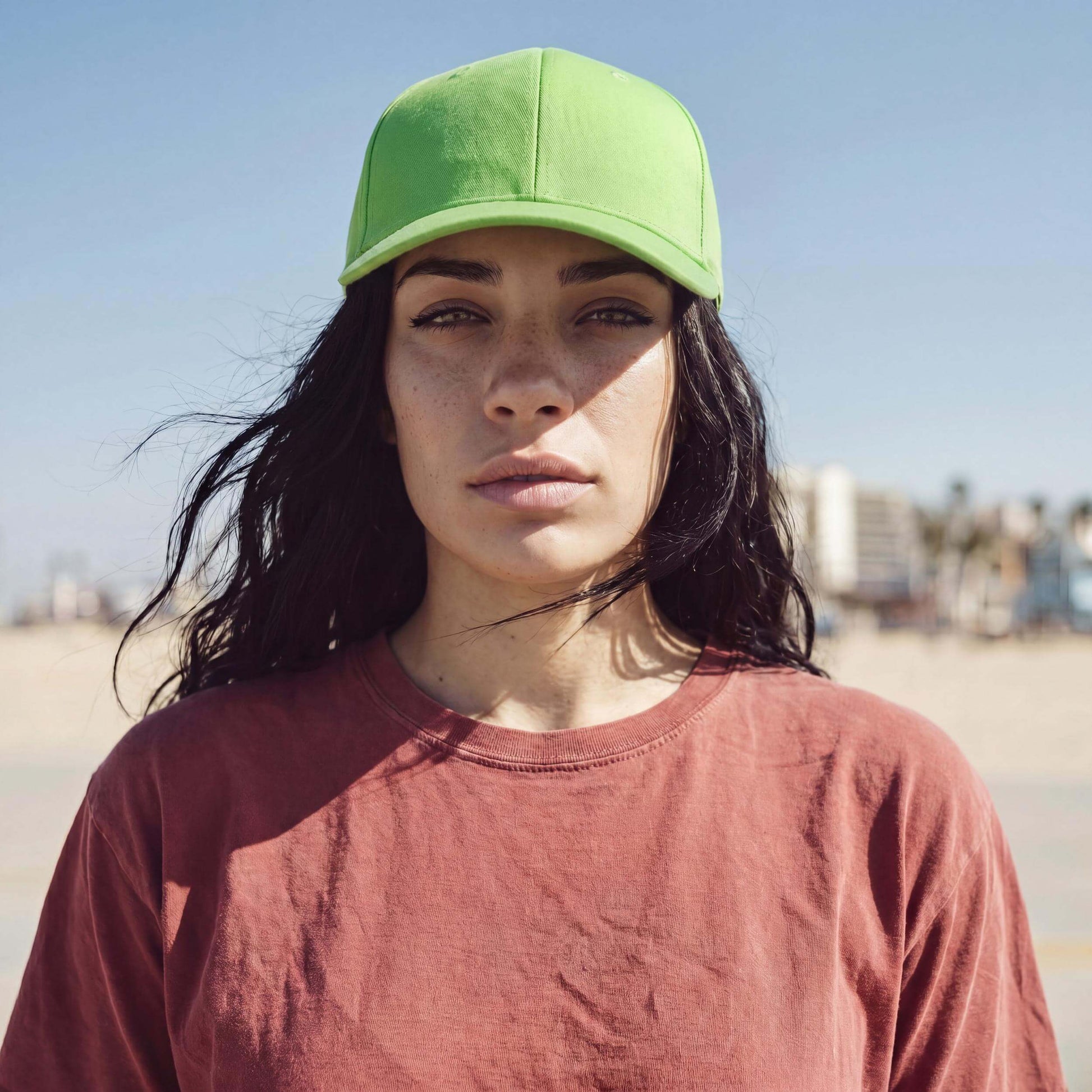 hellgrün (female-model Monique Iverson)