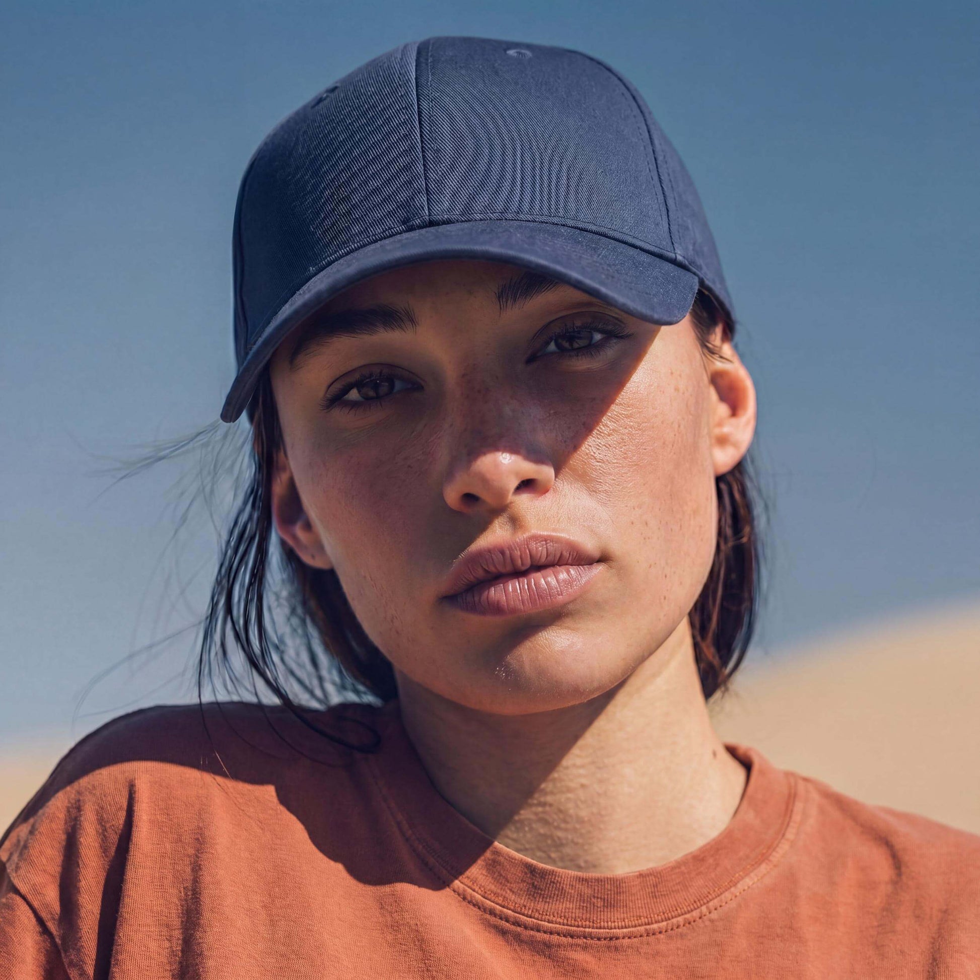 blau (female-model Natalie Polino)