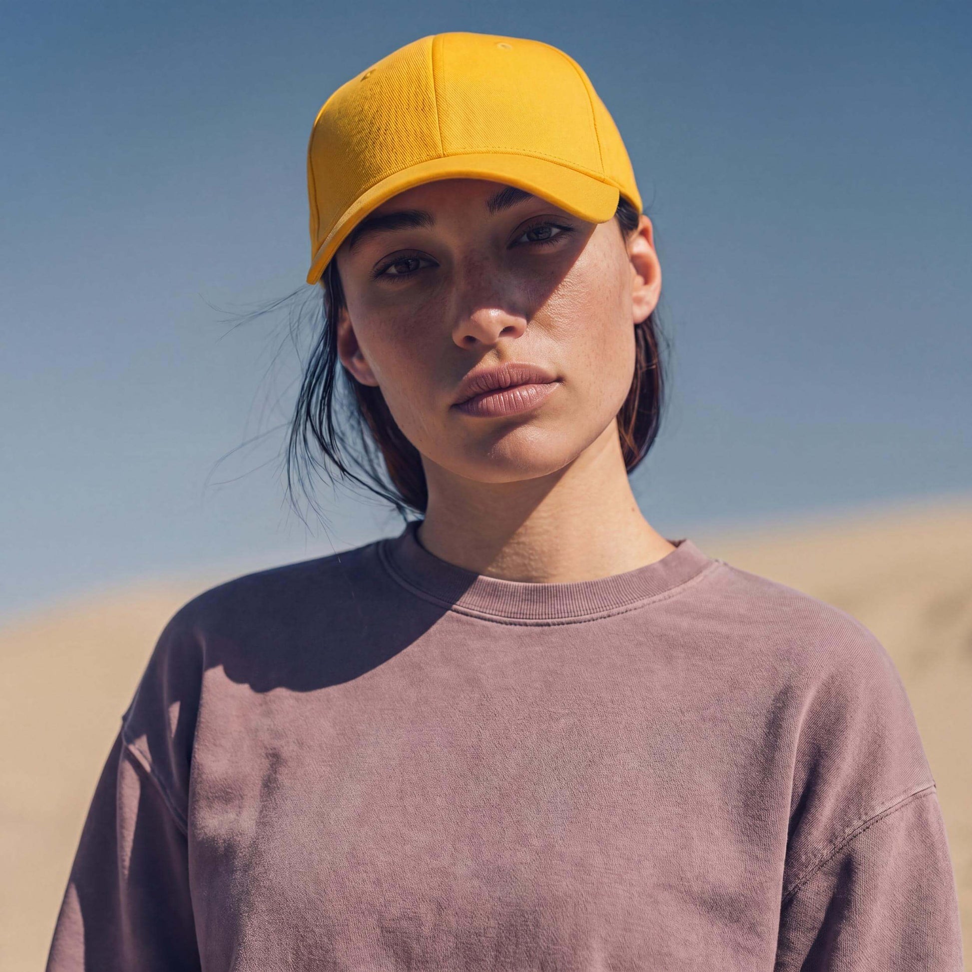 gelb (female-model Zara Slater)